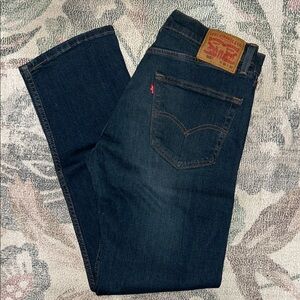 Levi's Men's Dark Indigo Straight Jeans